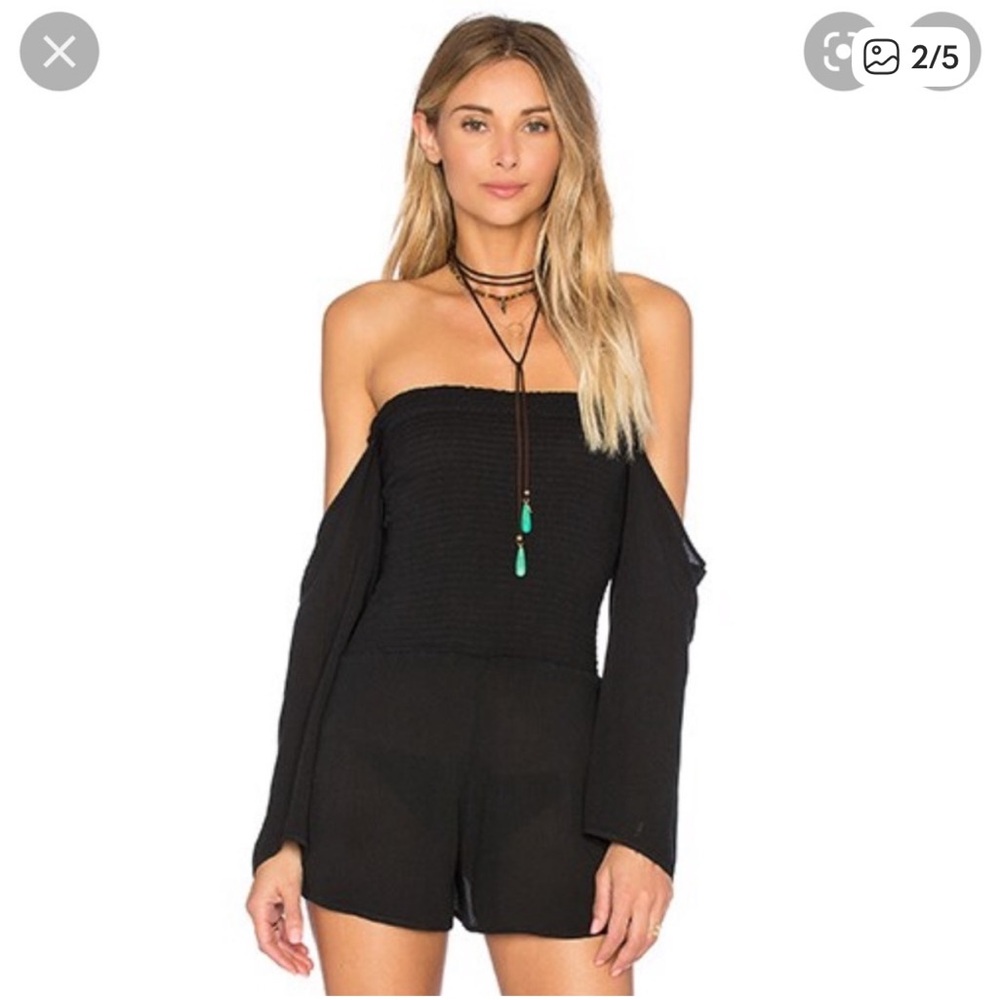 Blue Life Smocked Romper